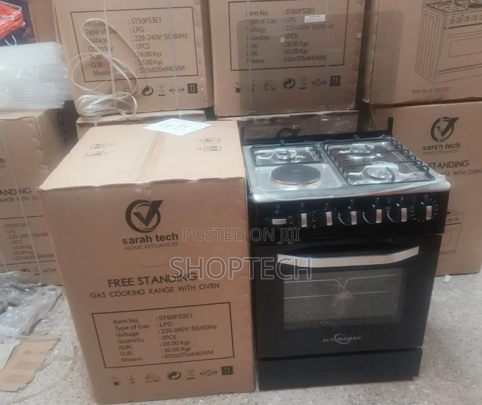 3+1 Sarahtech 60*60 Standing Cooker