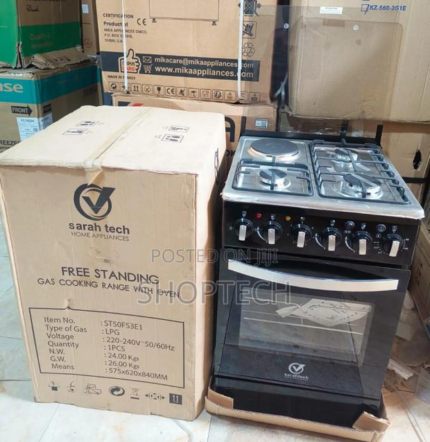 50*55 Sarahtech 3+1 Jet Standing Cooker - main view