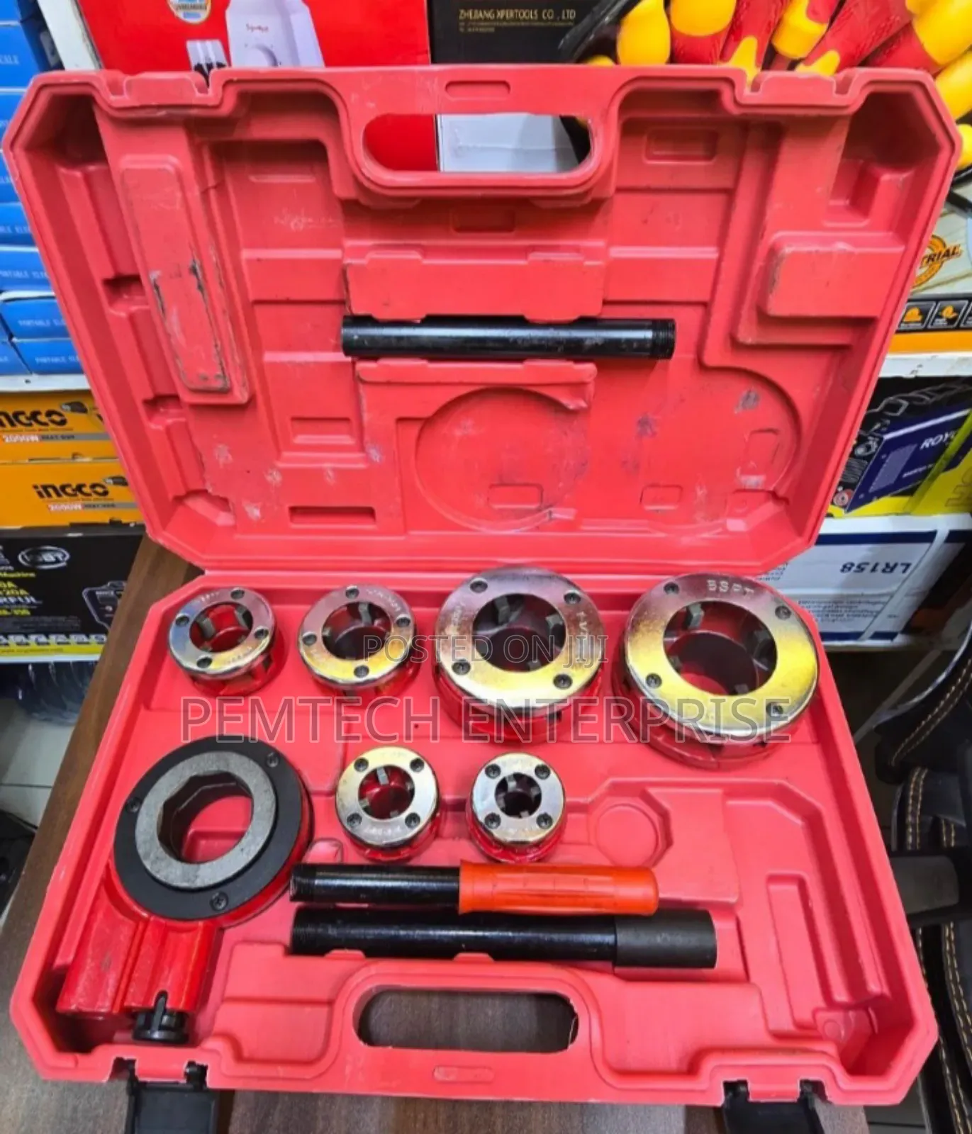 Heavy Duty Ratchet Die Stock 1/2 to 2 Inch