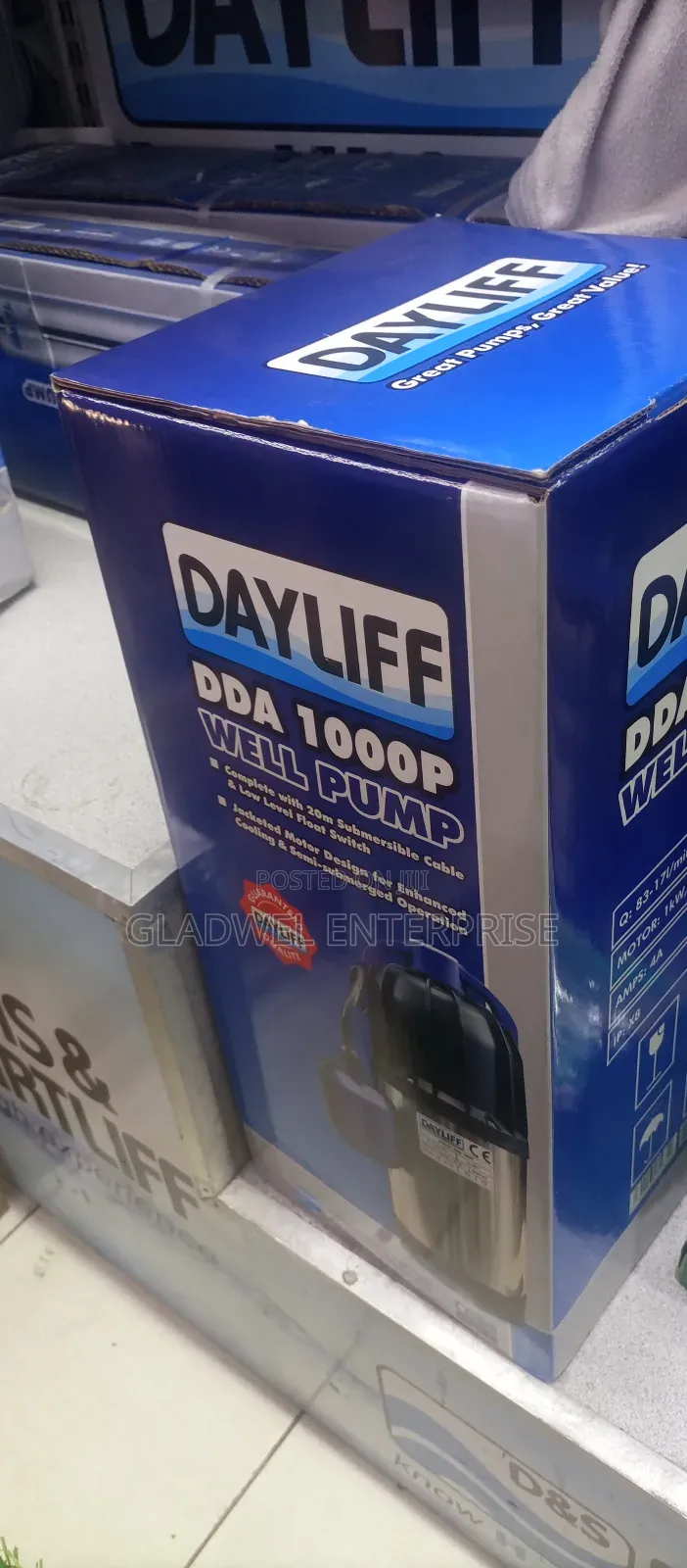 Well Pump Submassible Dayliff DDA 1000p