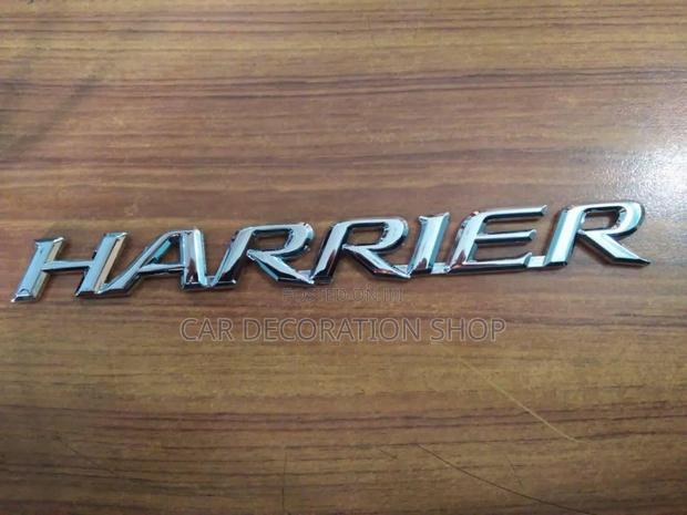 HARRIER Boot Replacement Lettering Badge