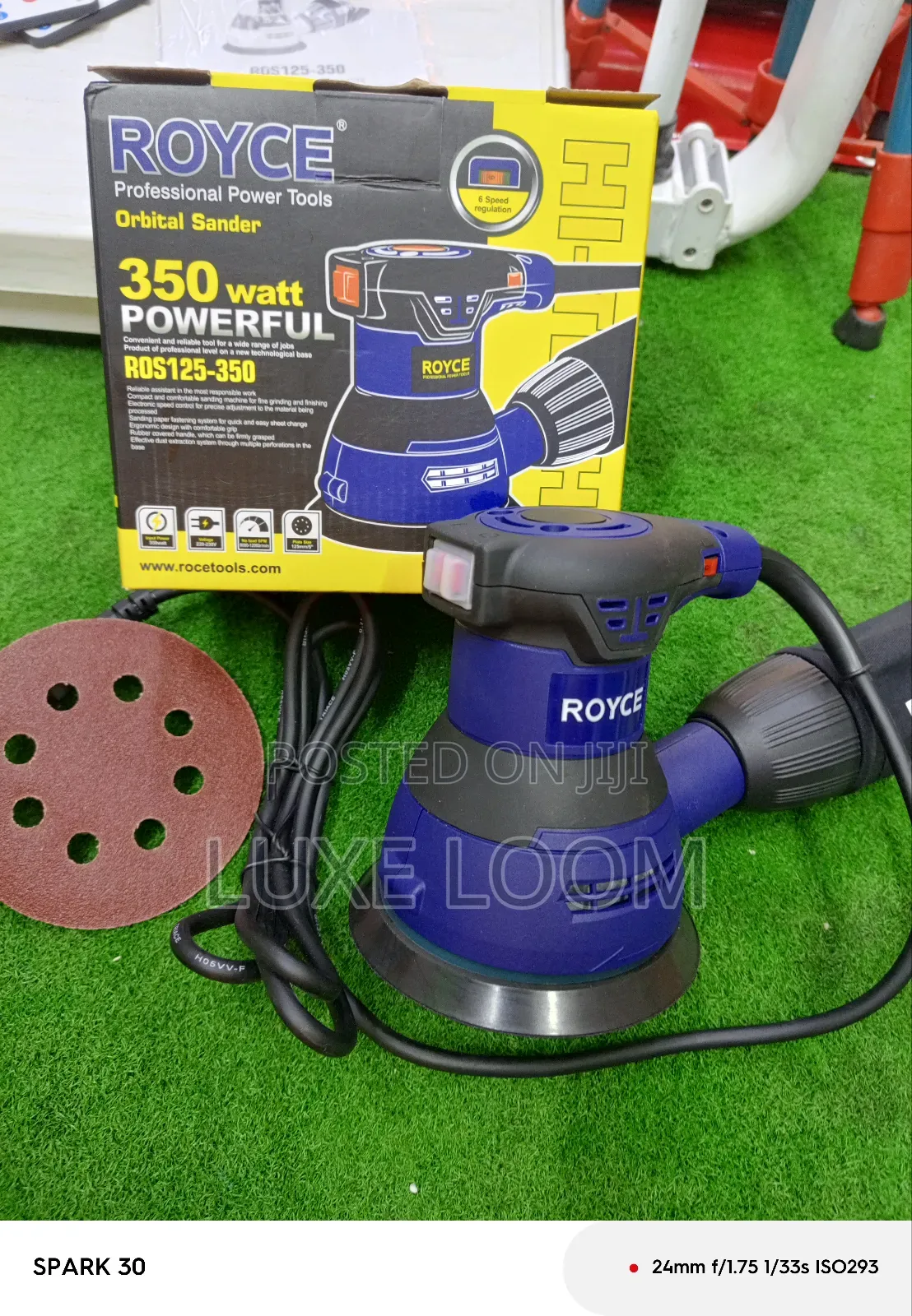 Electric Royce Orbital Sander 350watts