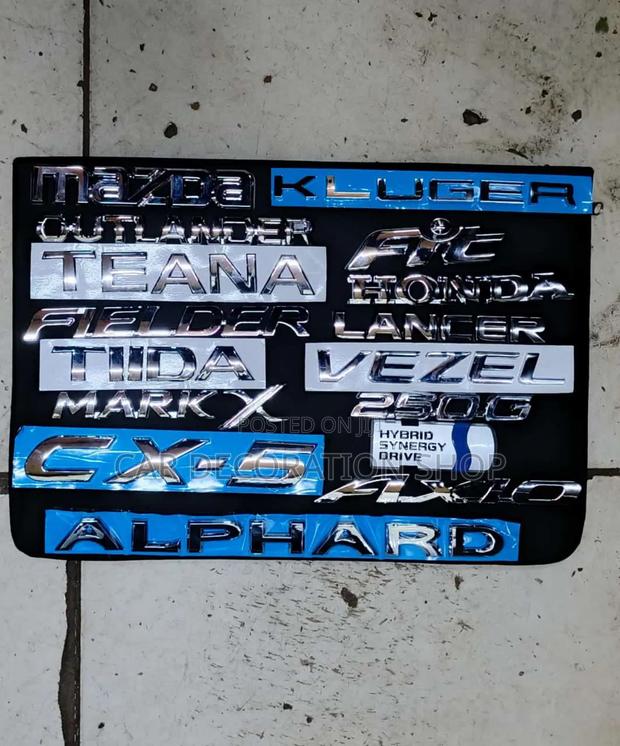 Classy Chrome Replacement Lettering Badge