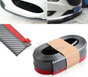 Rubber Flexible Carbon Finish Front Bumper Lip