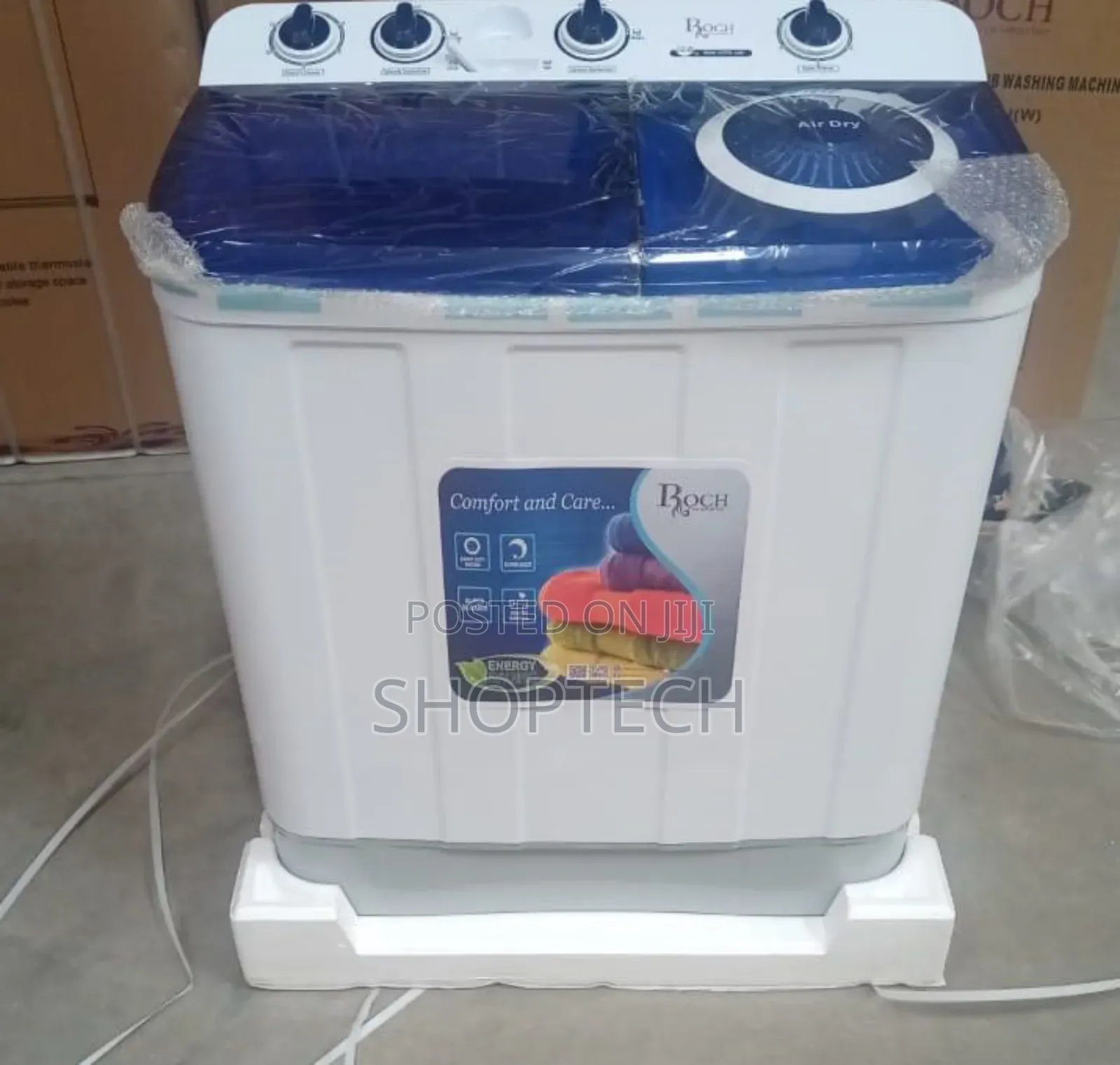 Roch RWM-10TTR-J Semi-Automatic Washing Machine, 10kgs