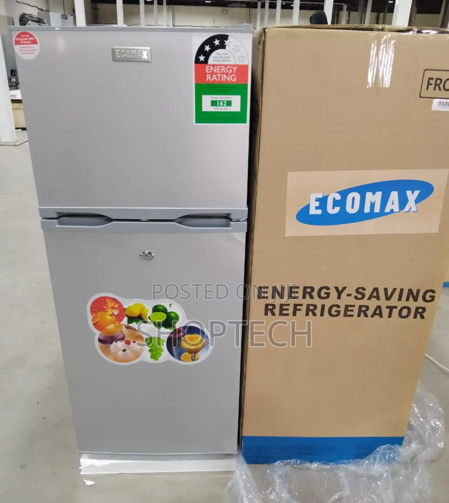 Ecomax 118 Litres Double Door Refrigerator