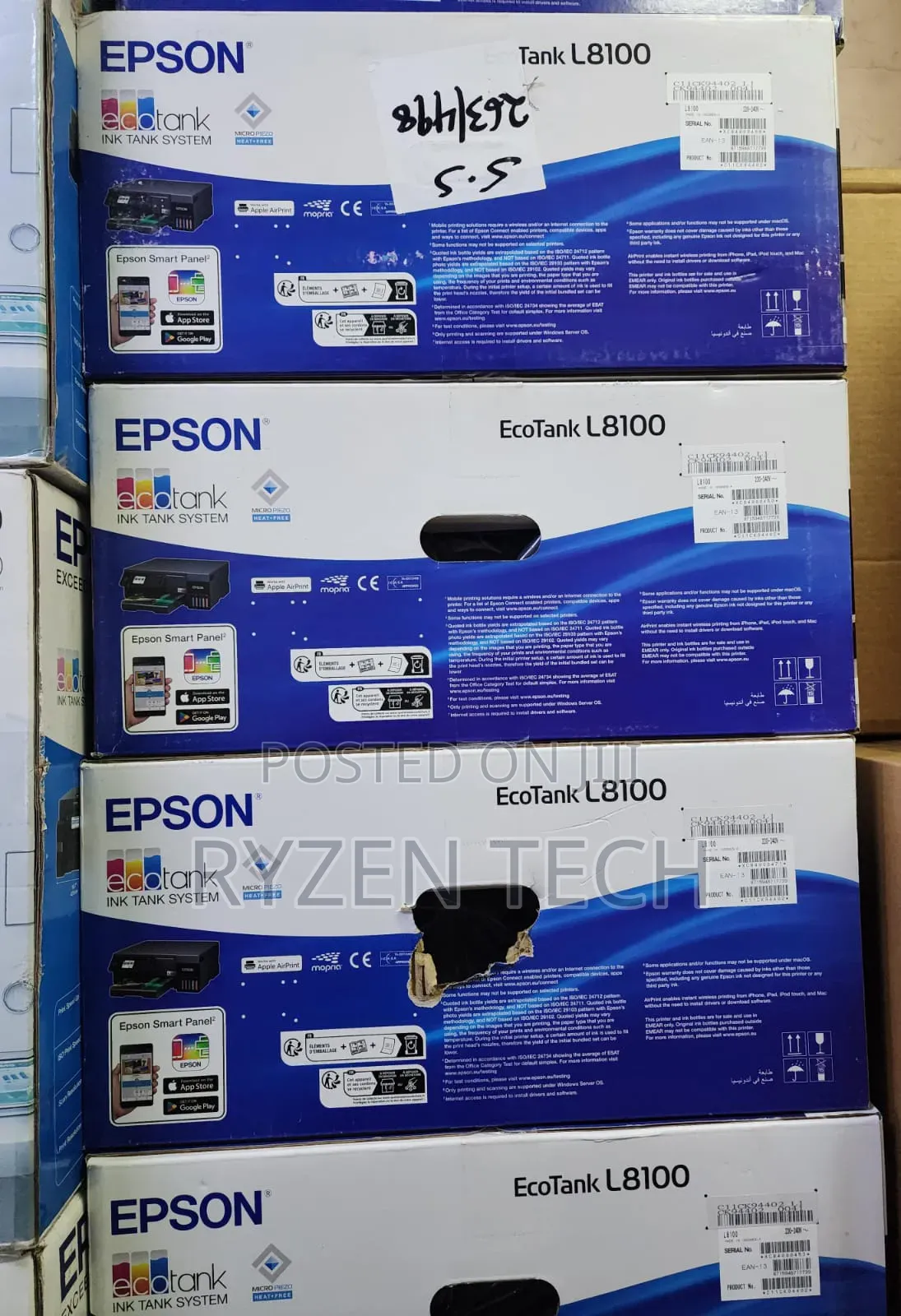 Epson L8100 Replacement for L850