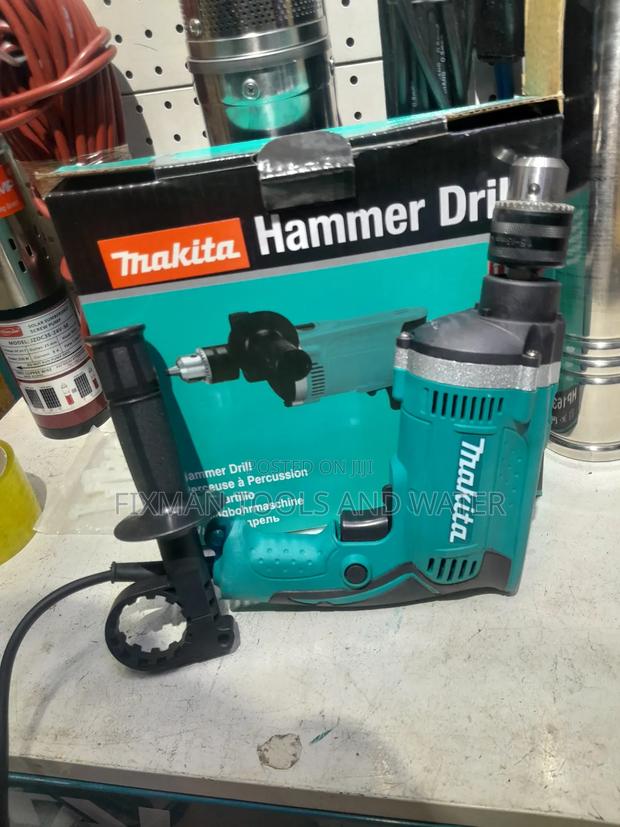 Makita Impact Drill + Hummer 710 Watts+ Free Bits 3450 - thumbnail 2