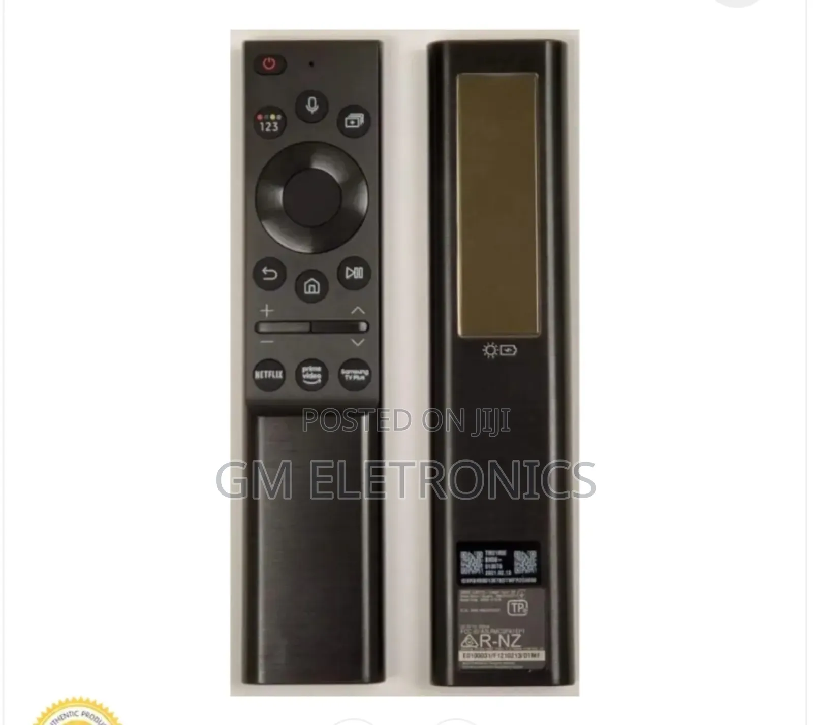 Samsung Solar Cell Rechargeable Remote With USB-C.