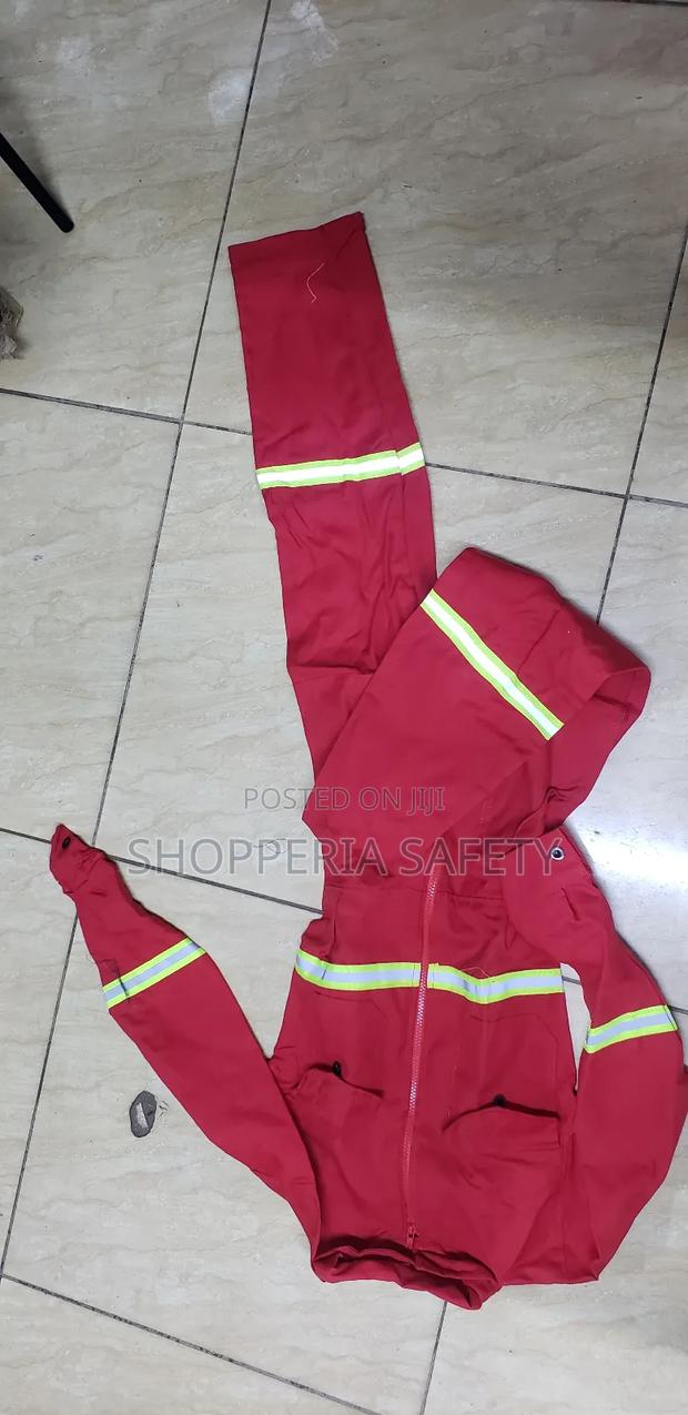 CBC Red Kids Overall With Reflector - thumbnail 2