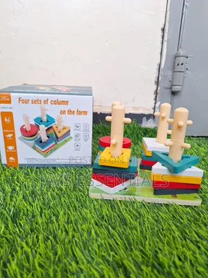 Four Set Column Montessori Toy Set