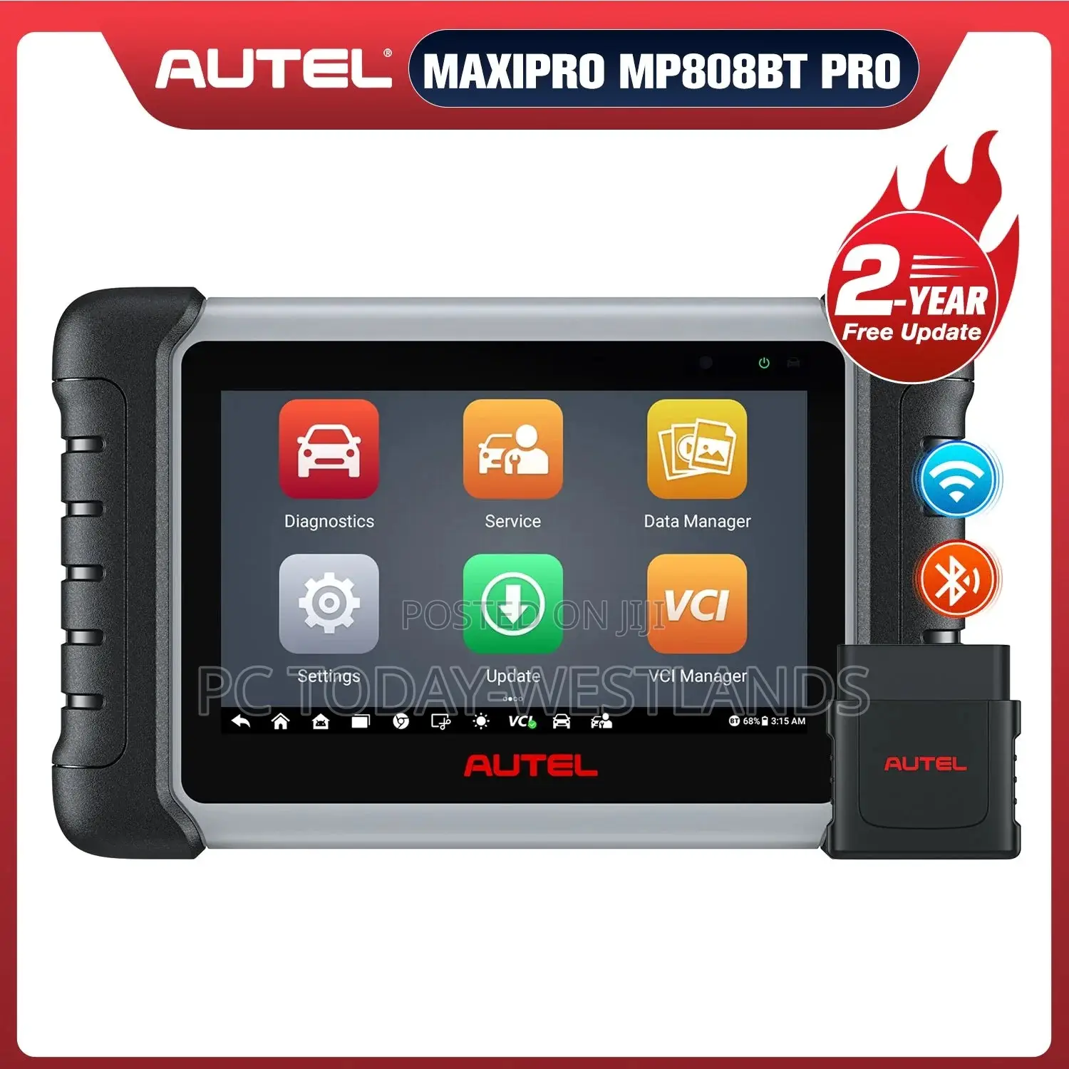 Autel Maxipro Mp808bt Pro Wireless Diagnostic Scanner