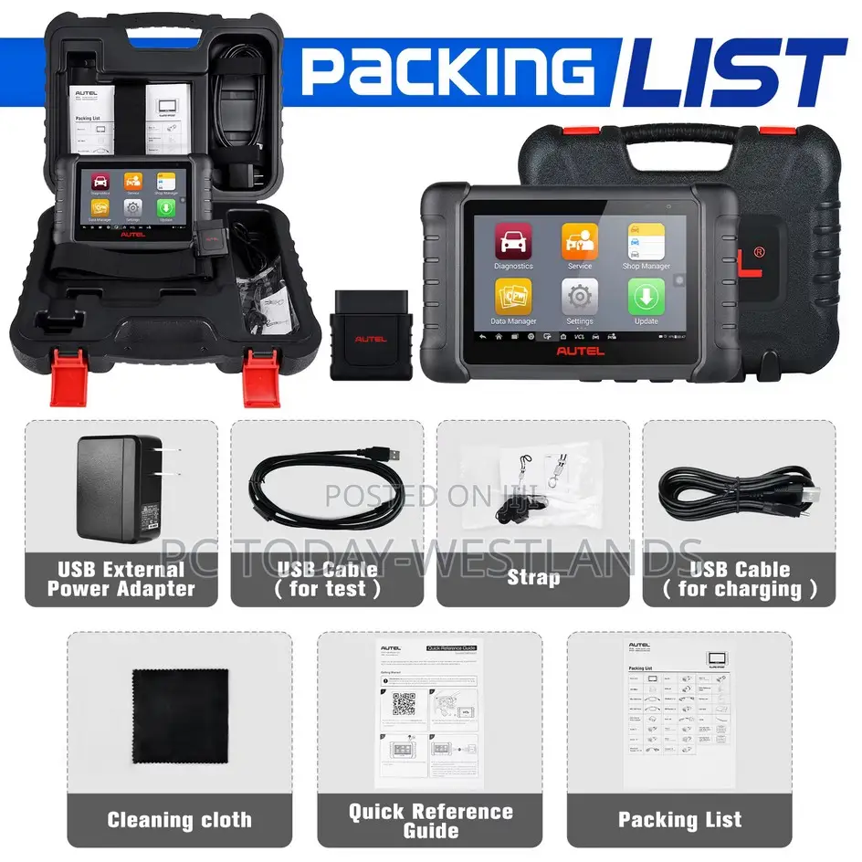 Autel Maxipro Mp808bt Pro Wireless Diagnostic Scanner