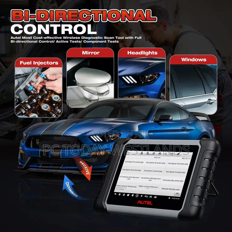 Autel Maxipro Mp808bt Pro Wireless Diagnostic Scanner