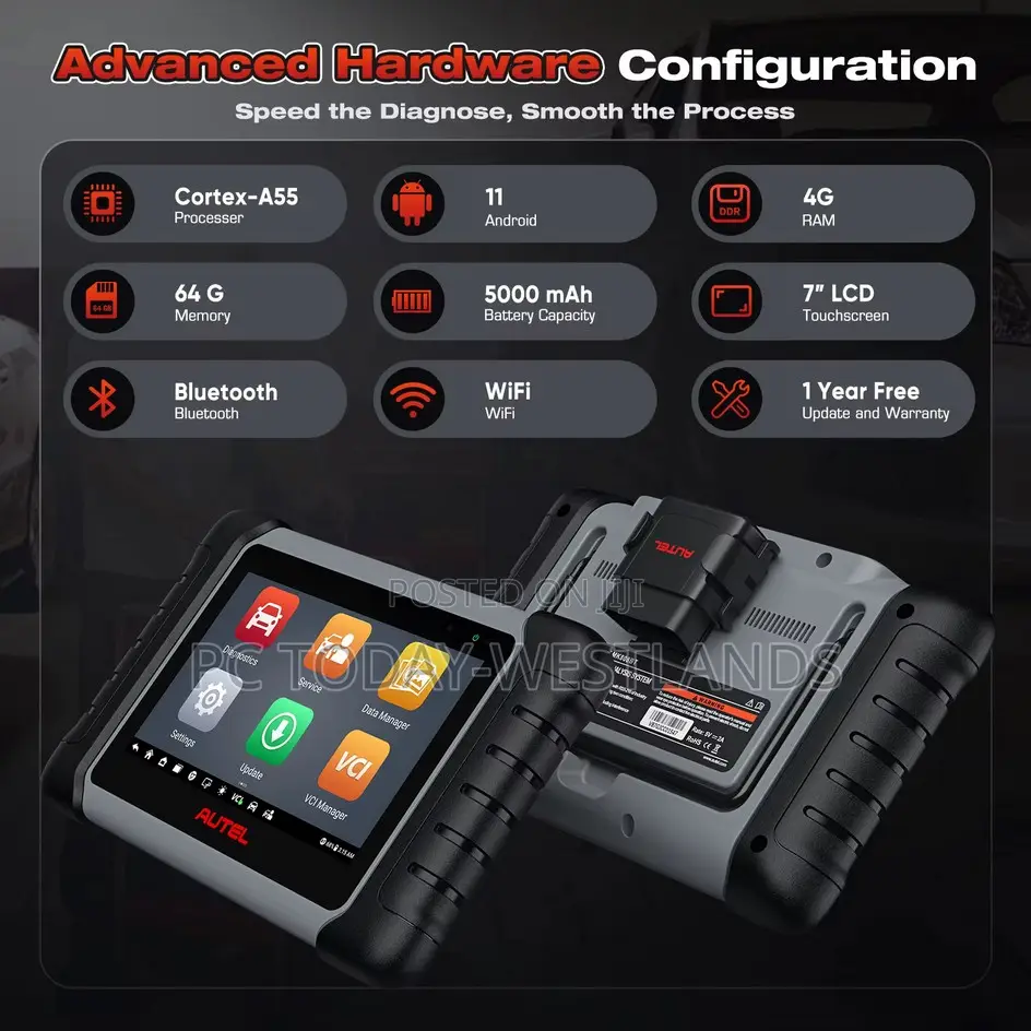 Autel Maxipro Mp808bt Pro Wireless Diagnostic Scanner
