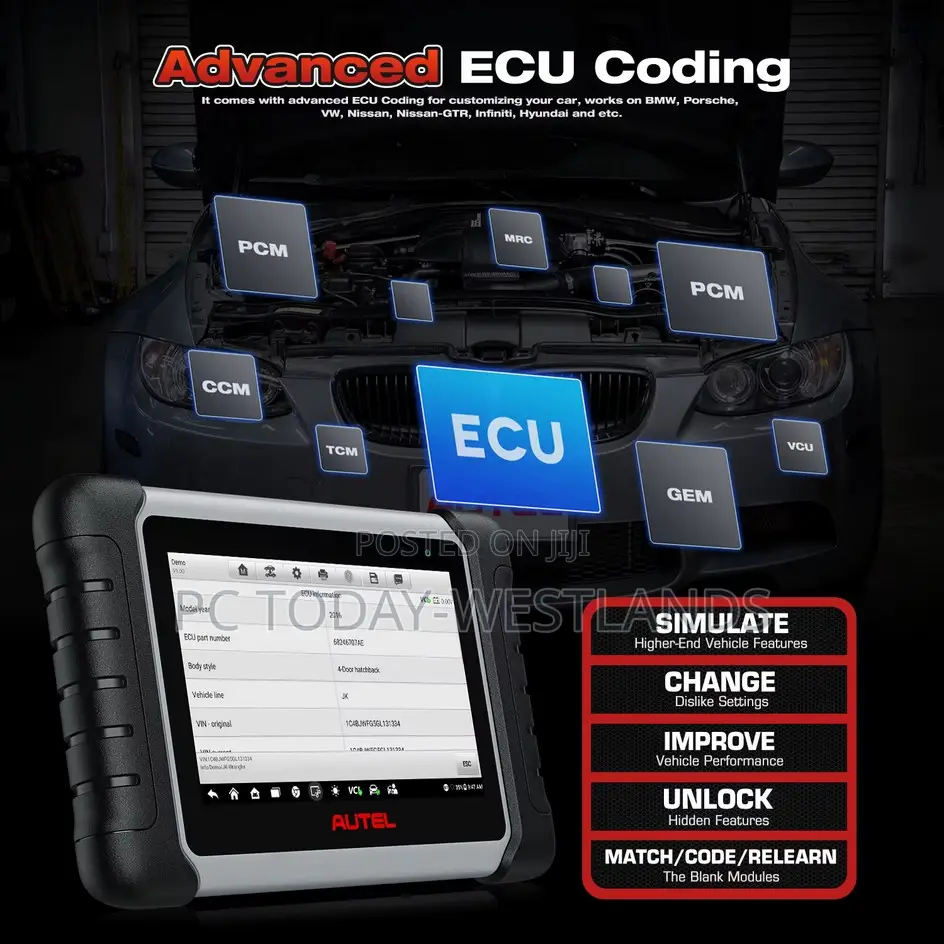Autel Maxipro Mp808bt Pro Wireless Diagnostic Scanner