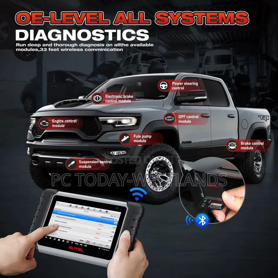 Autel Maxipro Mp808bt Pro Wireless Diagnostic Scanner