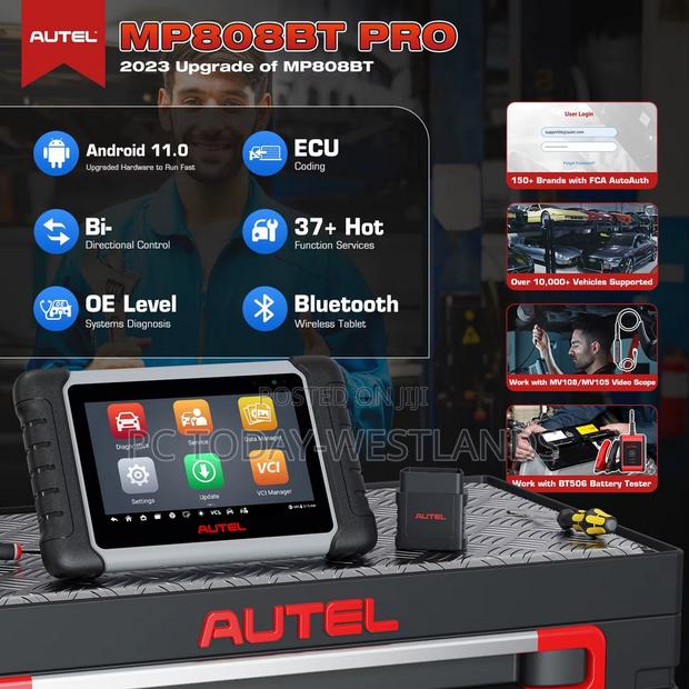 Autel Maxipro Mp808bt Pro Wireless Diagnostic Scanner - thumbnail 14