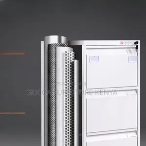Cabinets: Modish 3-Locker Drawer Steel Storage Cabinet