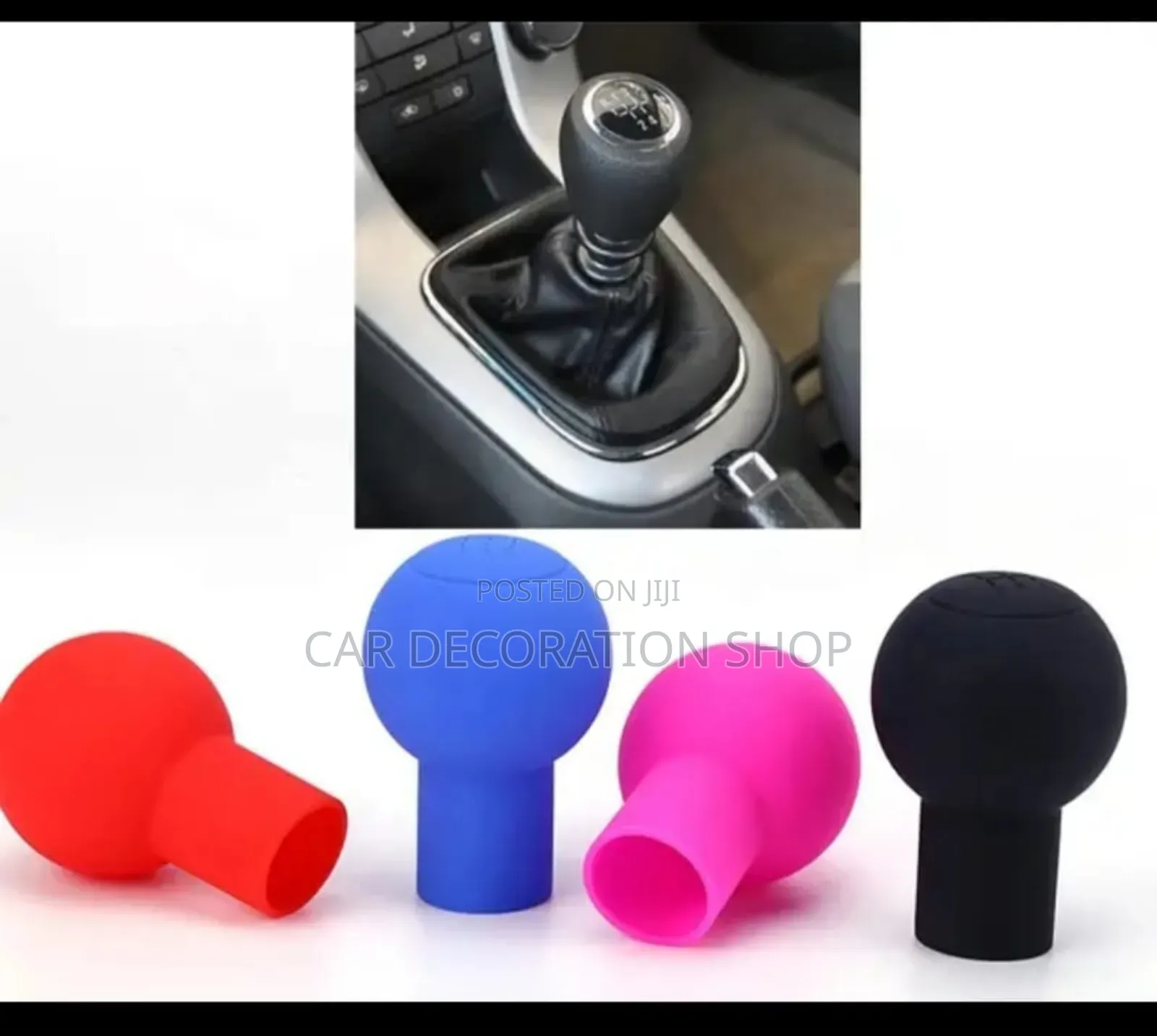 Colored Standard Size Silicone Gear Shift Knob