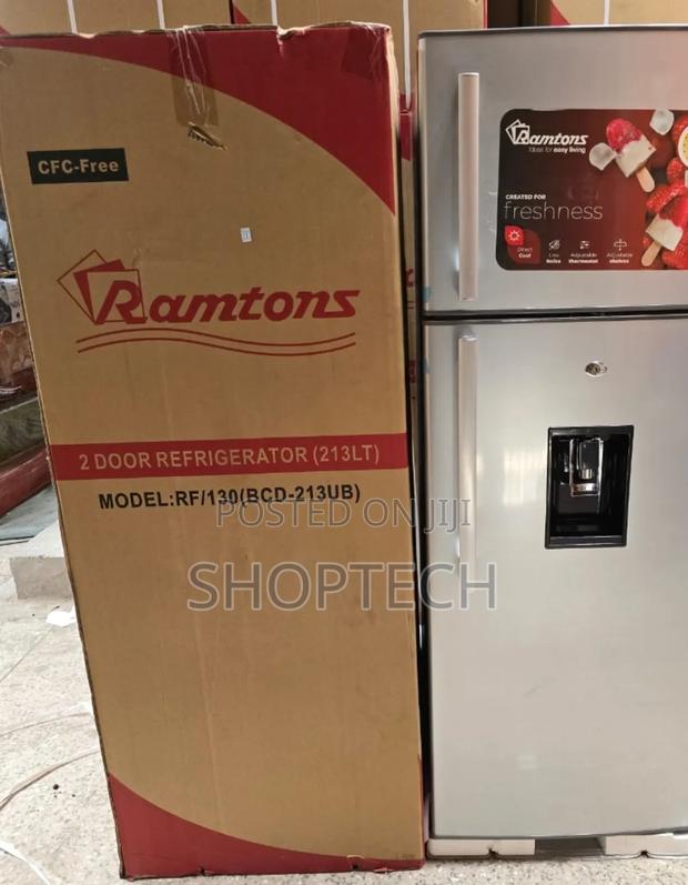 Ramtons Rf/130- 213l 2 Door Direct Cool Fridge+