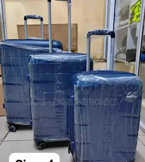 3 in 1 Luxurious Fibre Suitcase Travel Bags Size 4 Bags