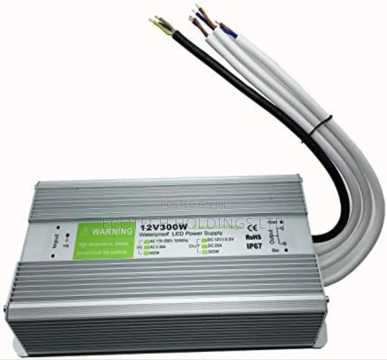 300wts 12volts Waterproof LED Driver IP67 Jh8kyt