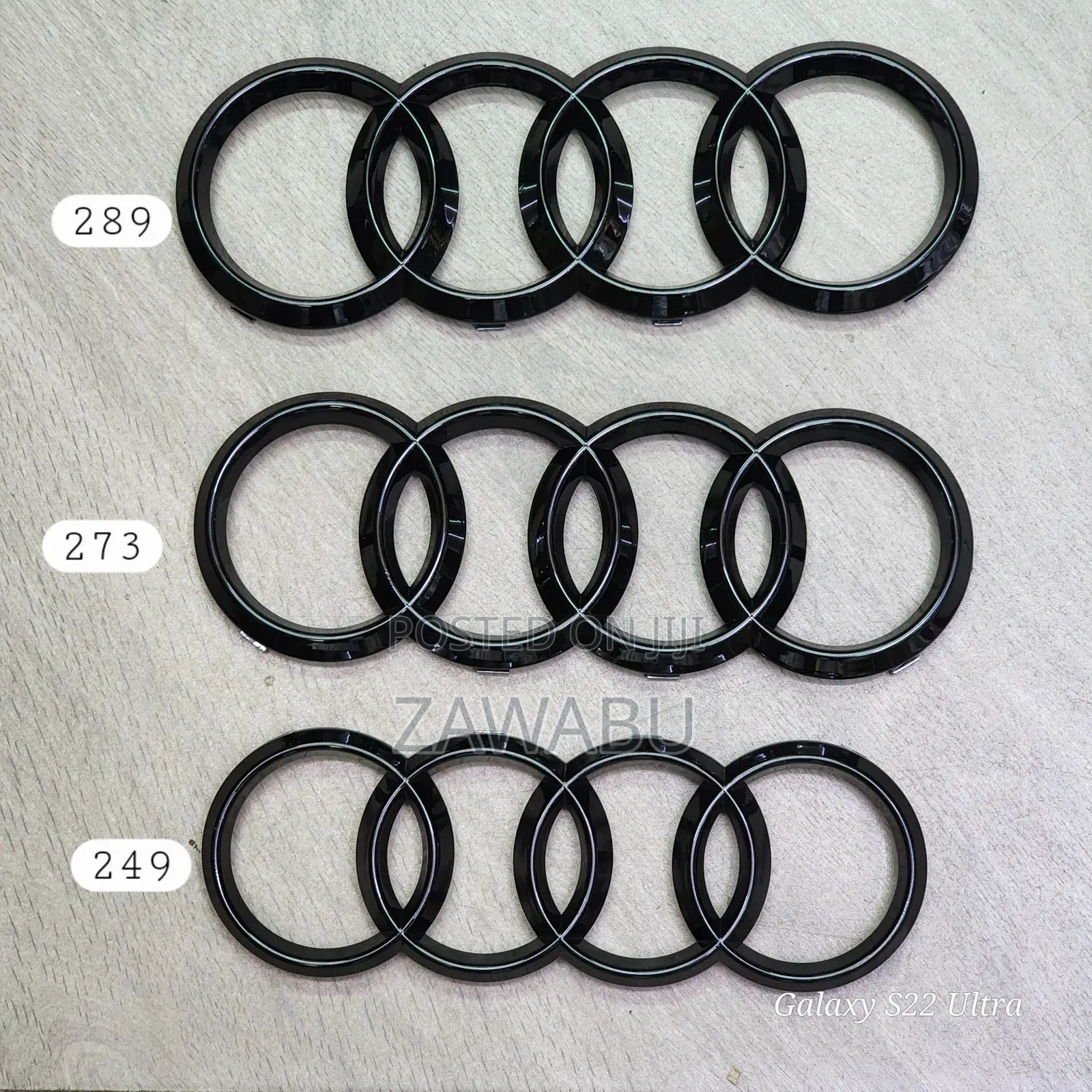 Audi Grill Logos A3,A4,Q3,Q5 Q7