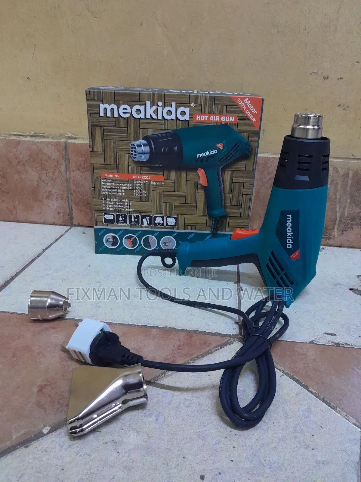 Very Hot Meakida Heat Gun 2000w Hot Air Gun