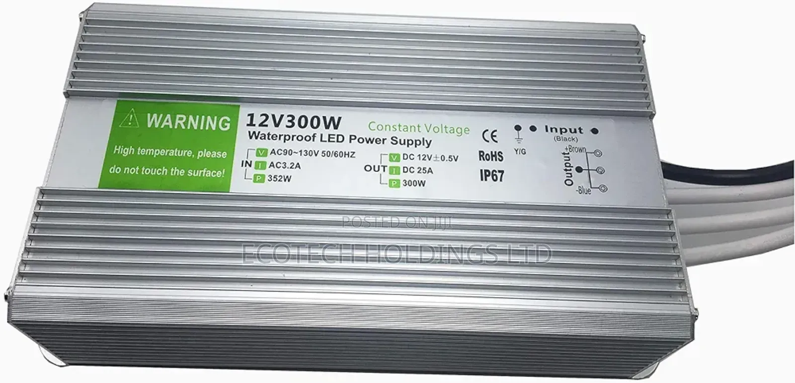 Unique Design 300wts 12volts Waterproof LED Driver IP67 Gd3k