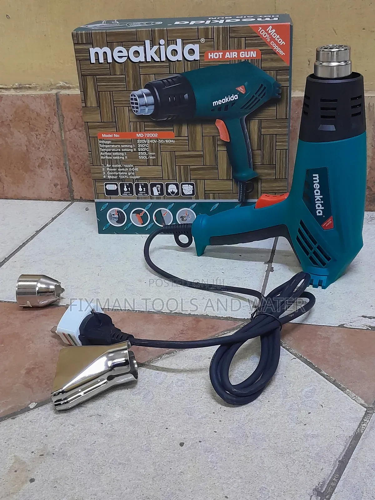 Very Hot Meakida Heat Gun 2000w Hot Air Gun