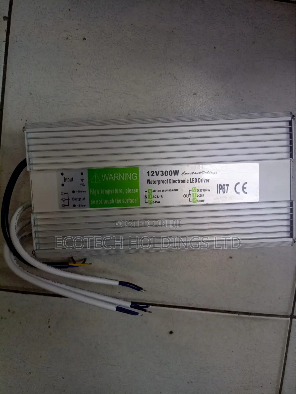 Power Supply 300wts 12volts Waterproof LED IP67 Gk9wa