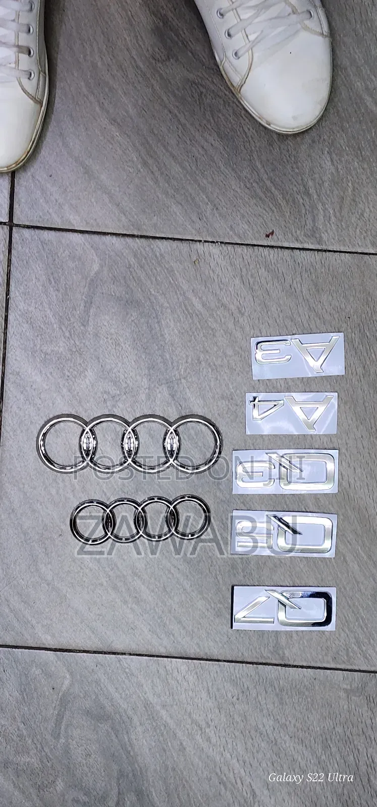 Audi Logos, Grill Back Logos A3,A4,Q3,Q5,Q7