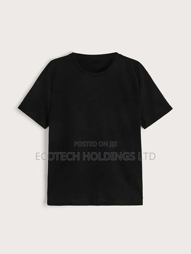 Plain Round Neck T Shirt Small Size Sjk9j
