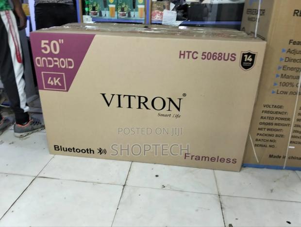 Vitron 50 Smart Tv Android Frameless With Bt Smart Tv 