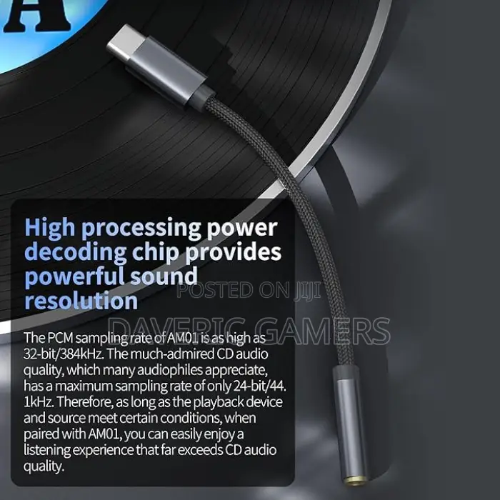 Kz Am01 Usb C to 3.5mm Audio Dac + Ic Amplifier Dual Chip