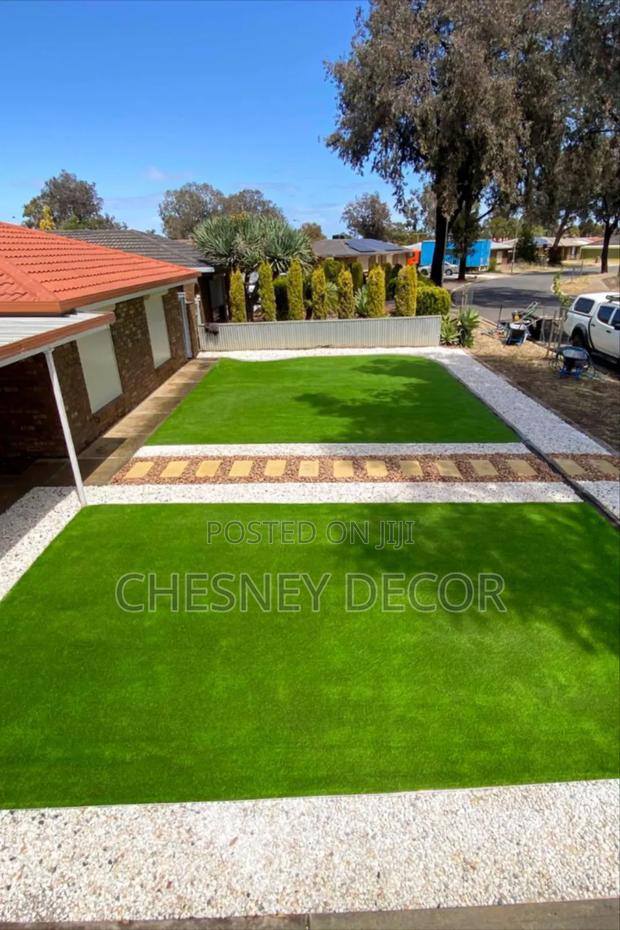 Frontyard Makeover With Turf - main view