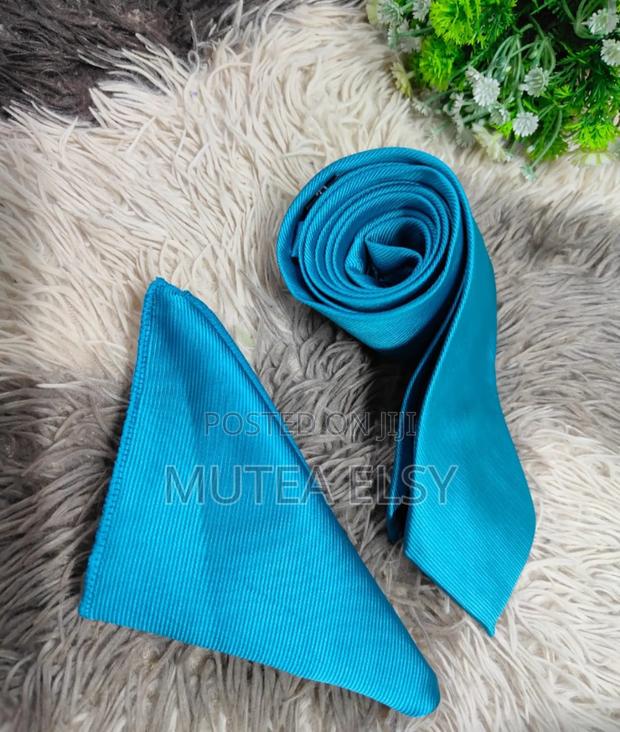 Emelard Green,Yellow Ocean Blue Official Tie Sets - thumbnail 3