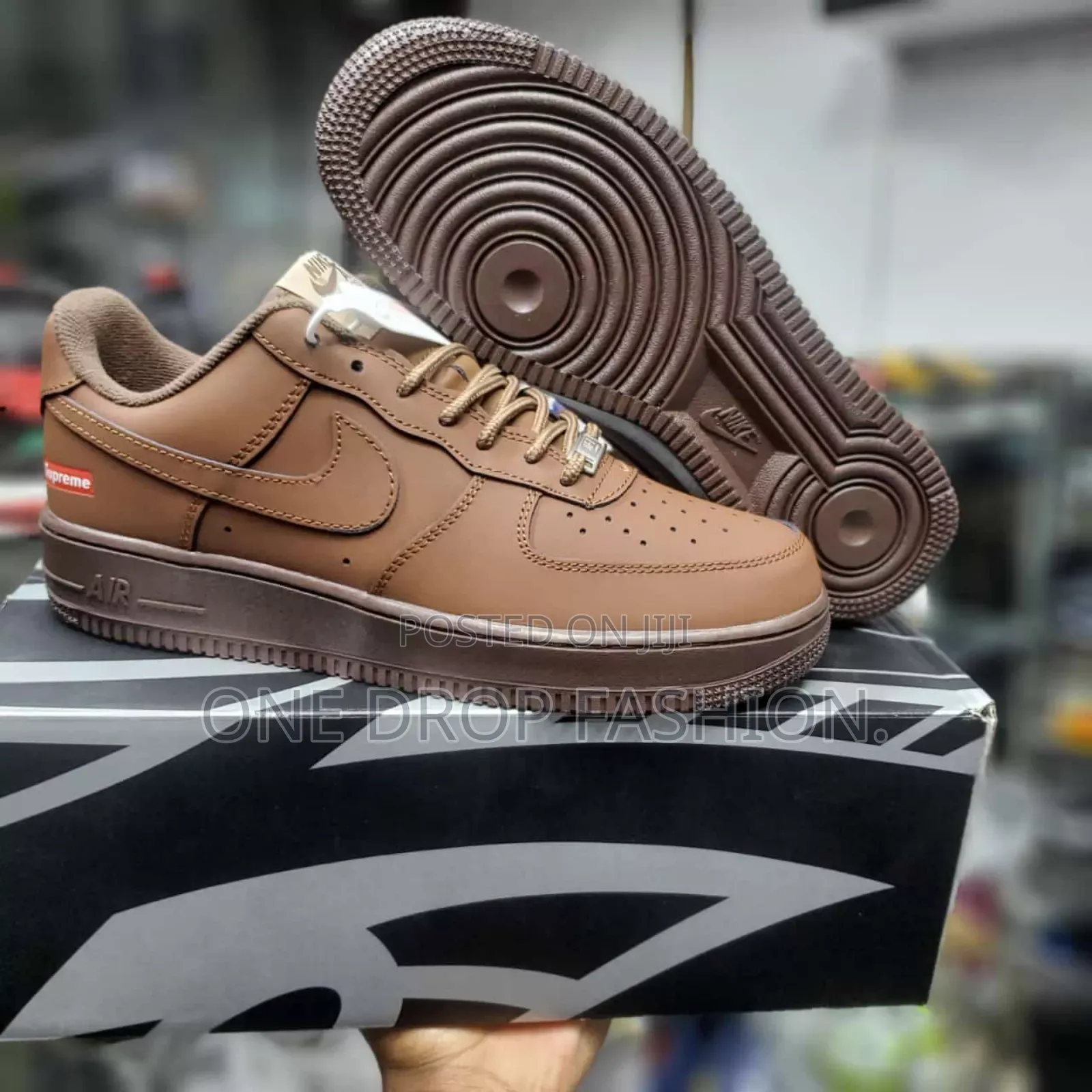 Af1 Supreme Brown
