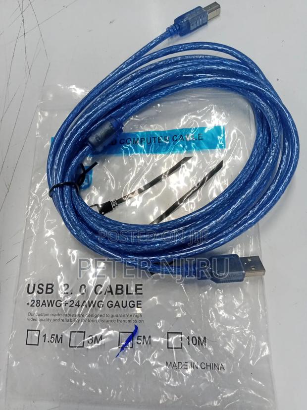 Generic Printer Cable USB 5M for All Printers Available - main view