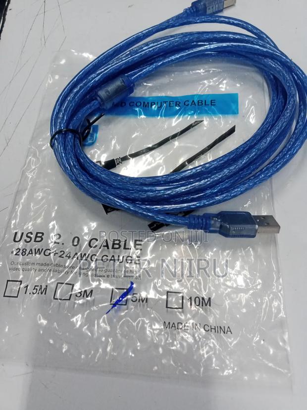 Generic Printer Cable USB 5M for All Printers Available - thumbnail 3