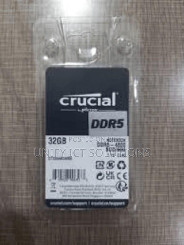 Crucial RAM 32GB DDR5 4800mhz CL40 Laptop Memory