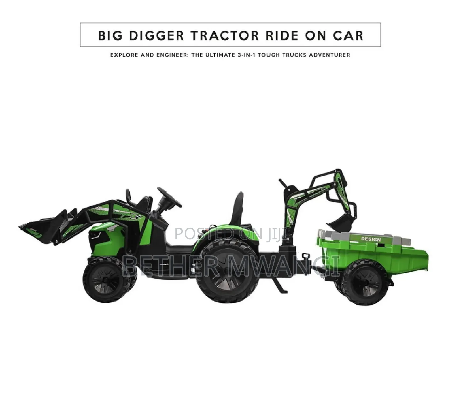 Big Digger Ride on Car in Kenya
