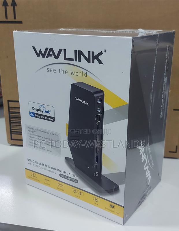 WAVLINK Ultra HD Multiple-Display Docking Station With 65W - thumbnail 2