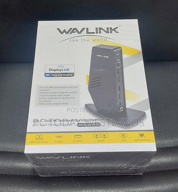 WAVLINK Ultra HD Multiple-Display Docking Station With 65W - thumbnail 5