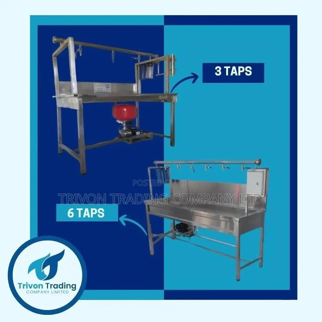 Manual Filling Stations, Equipped With 3 Taps.