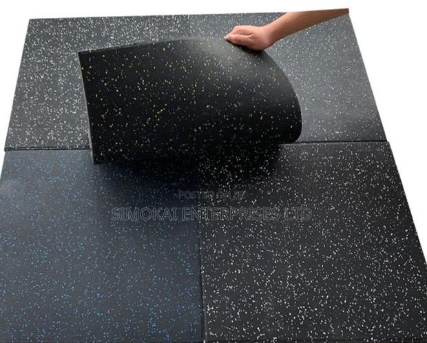 Premium 20mm Rubber Floor Gym Mats 1m*1m