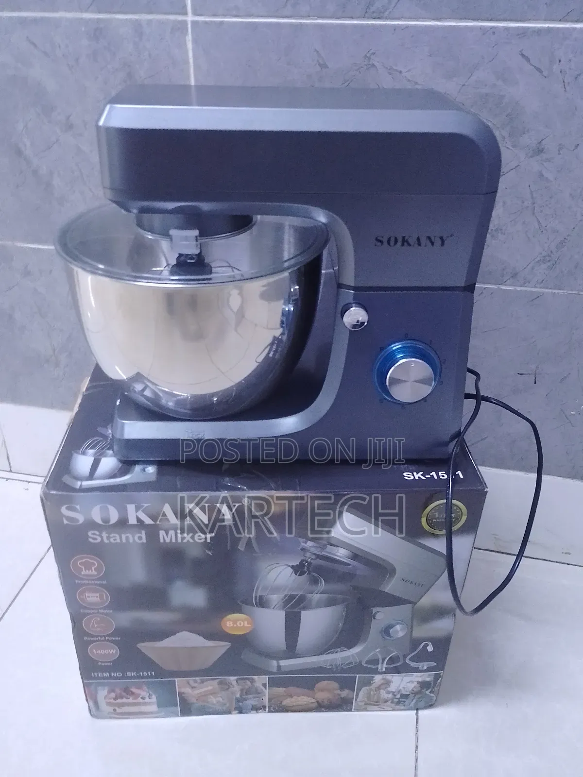 Sokany SK-1511 Professional Stand Mixer - 8ltrs