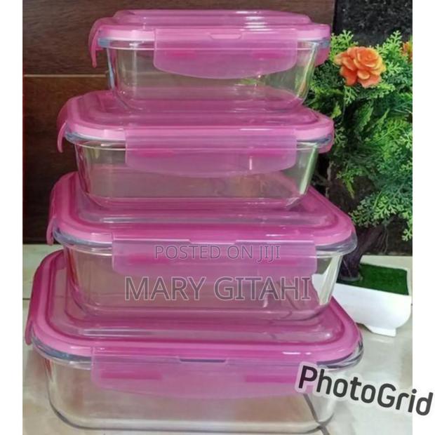 Glass Storage Containers Four PCS - main view
