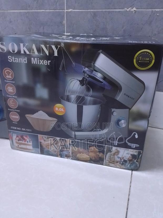 Sokany 8.0 Litres 1400W Stand Mixer